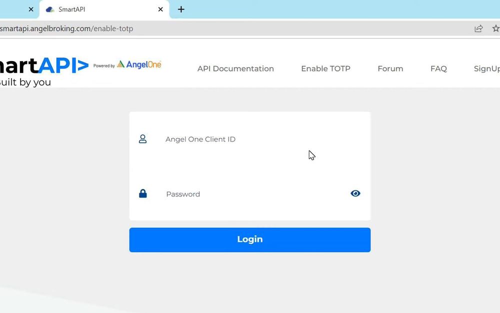 AngelOne Broker Login Authorization